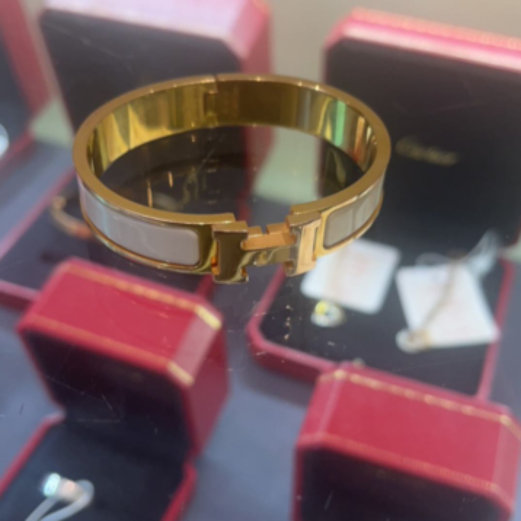 95新 Hermes/爱马仕 爱马仕手镯pop白金