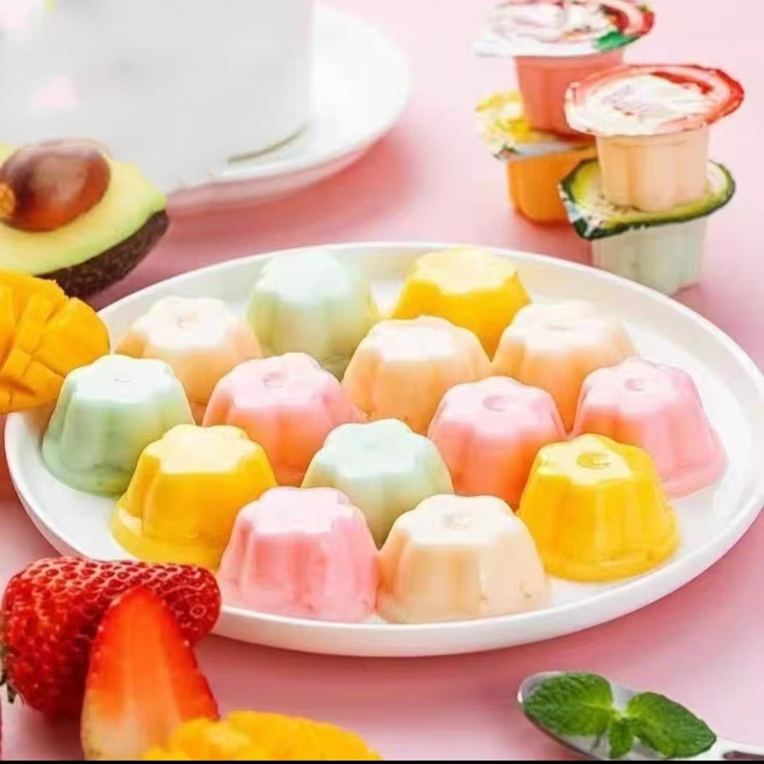 多口味乳酸小布丁果冻嫩滑清爽休闲零食
