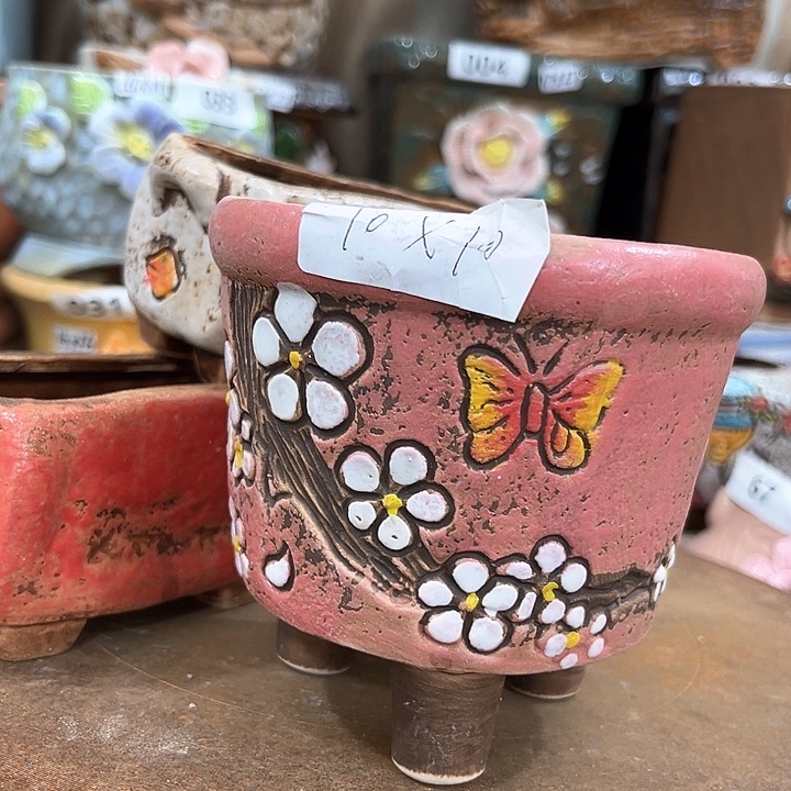 红陶粗陶多肉花盆的