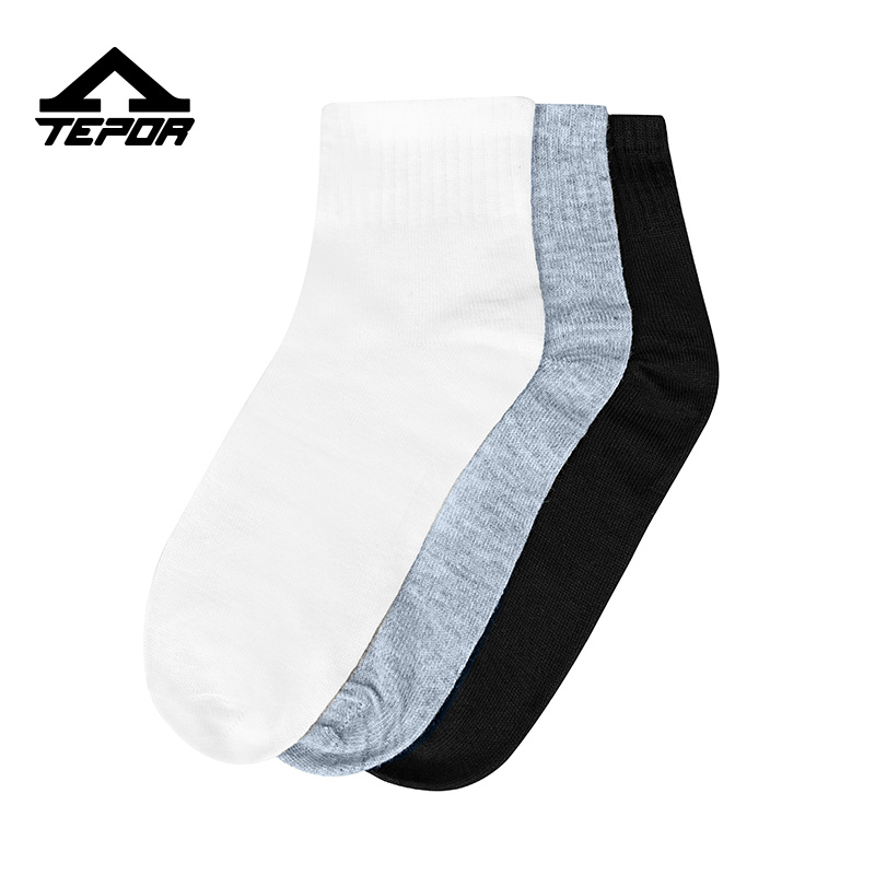 天跑透气纯棉吸湿排汗长袜