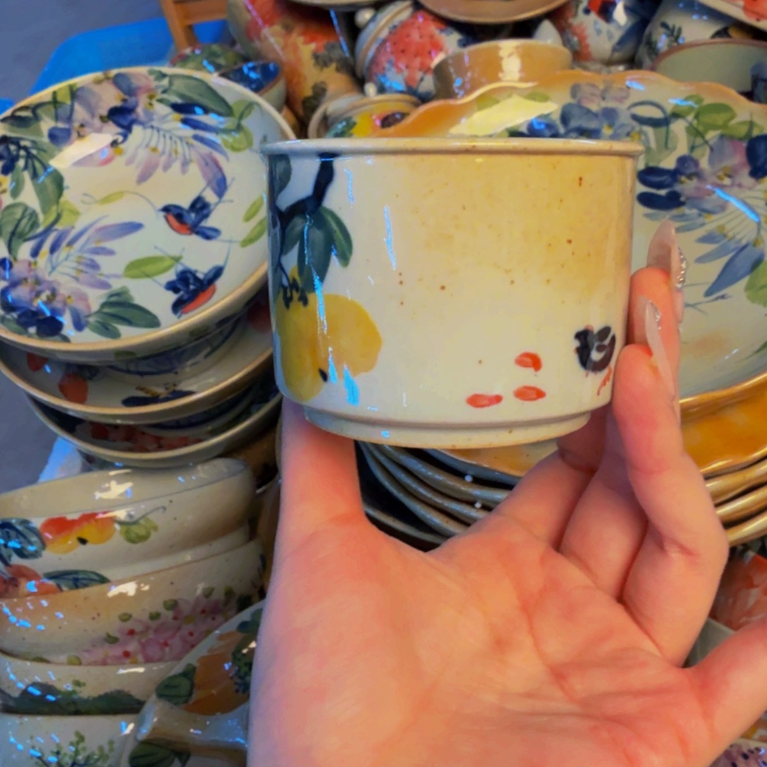 瓷片景德镇陶瓷手工手绘