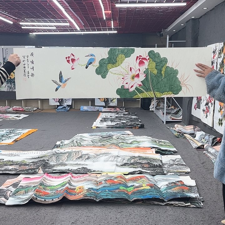 国画无毛和被绒毛或被绒毛