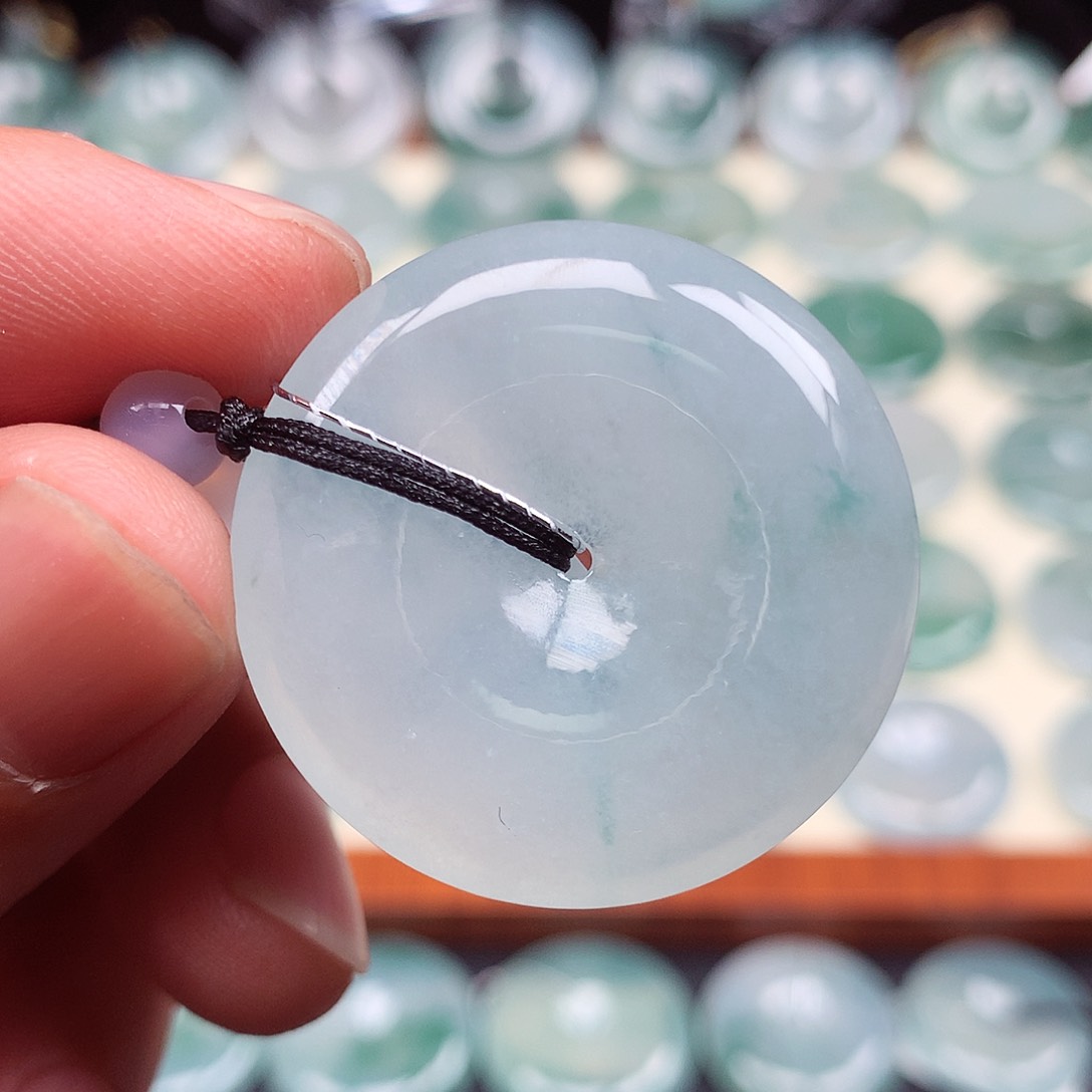 颈饰未镶嵌翡翠32.6-6.1mm