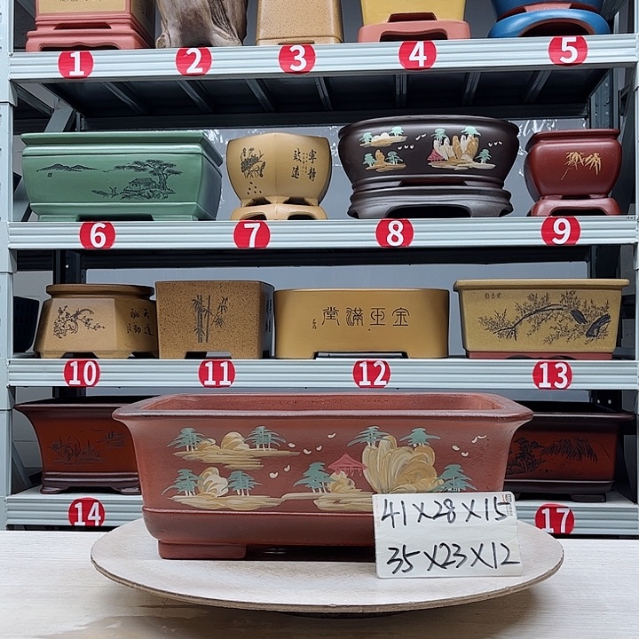 紫砂花盆紫砂花盆