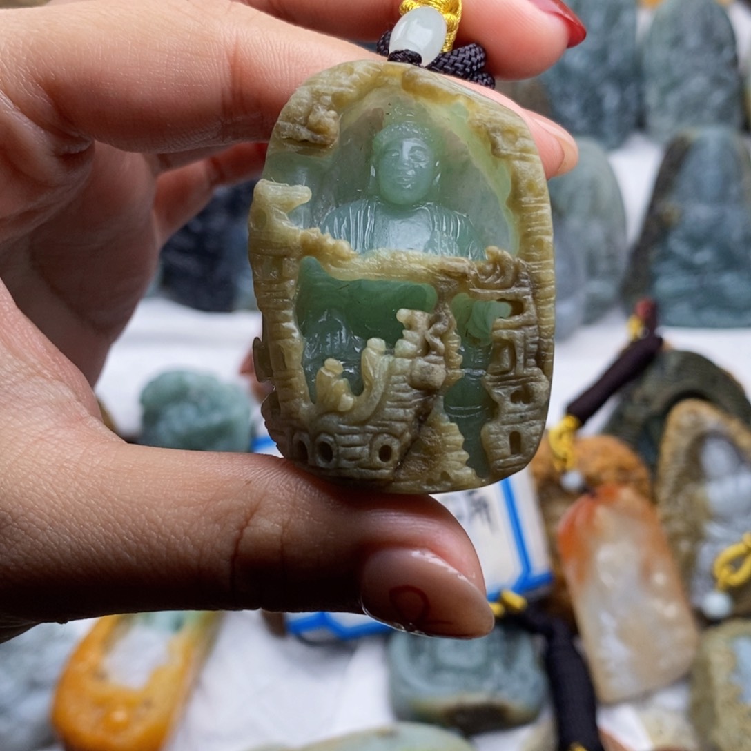 未镶嵌定制翡翠阿*定制挂件专属链接