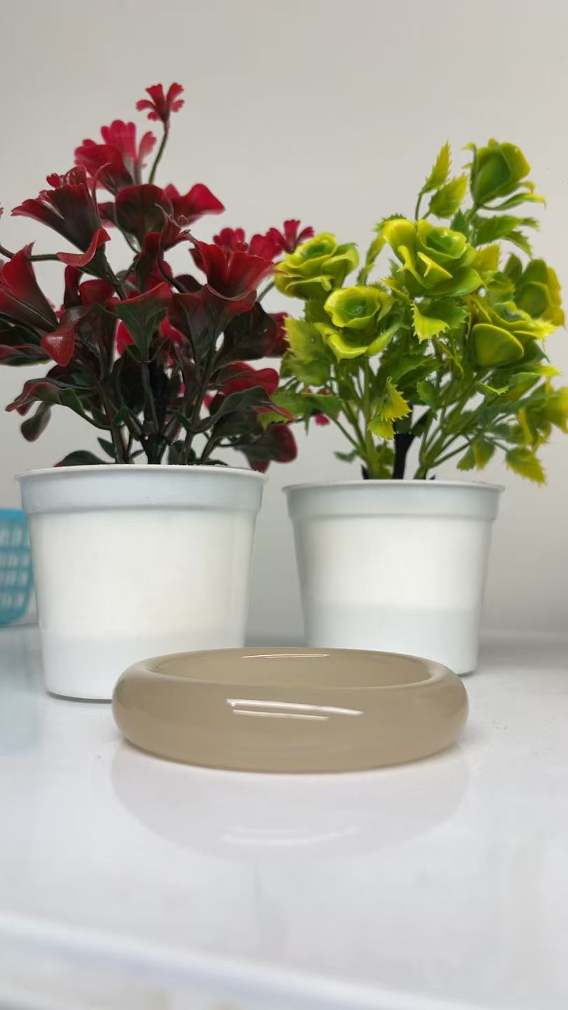 A18青海冰藕粉正圈摆件精美百搭