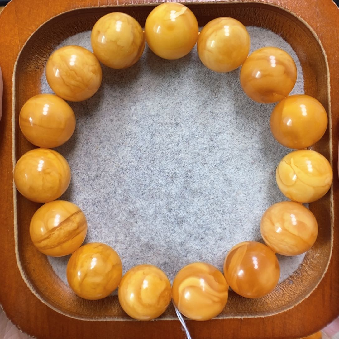 蜜蜡手串未镶嵌蜜蜡手串