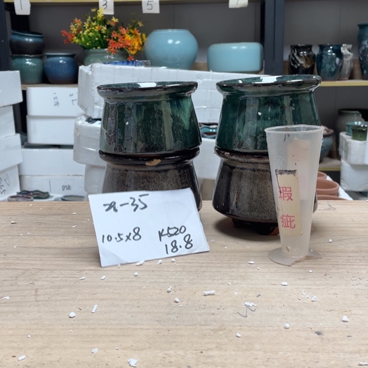 紫砂花盆多肉花盆微瑕35