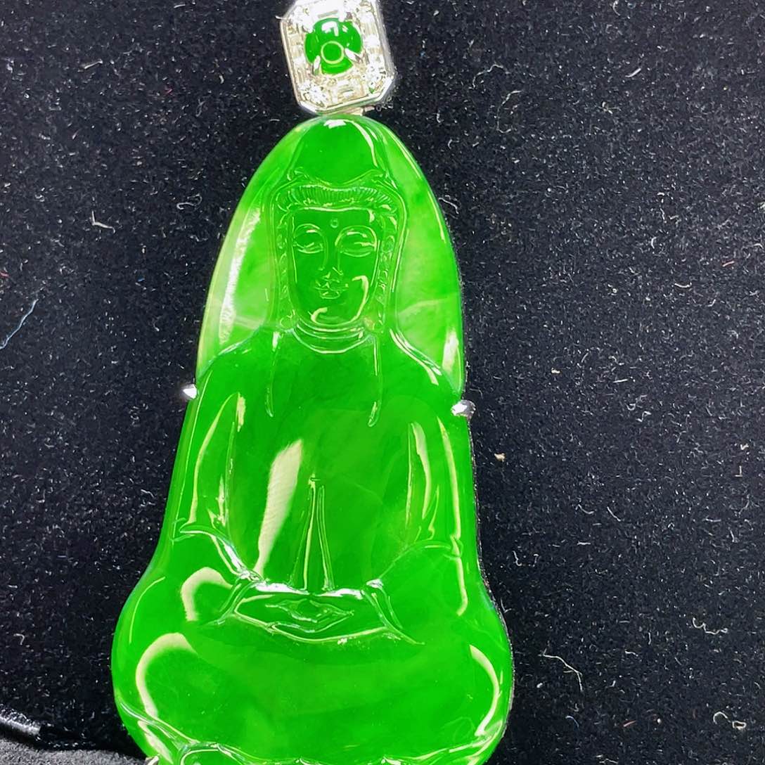 翡翠吊坠(不含链)未镶嵌