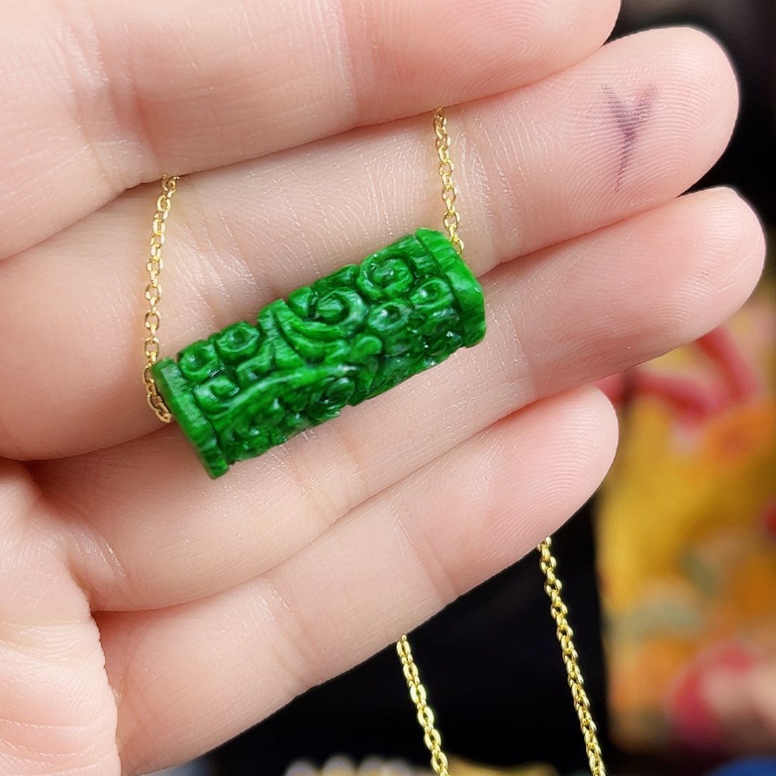 翡翠颈饰未镶嵌多样性发货