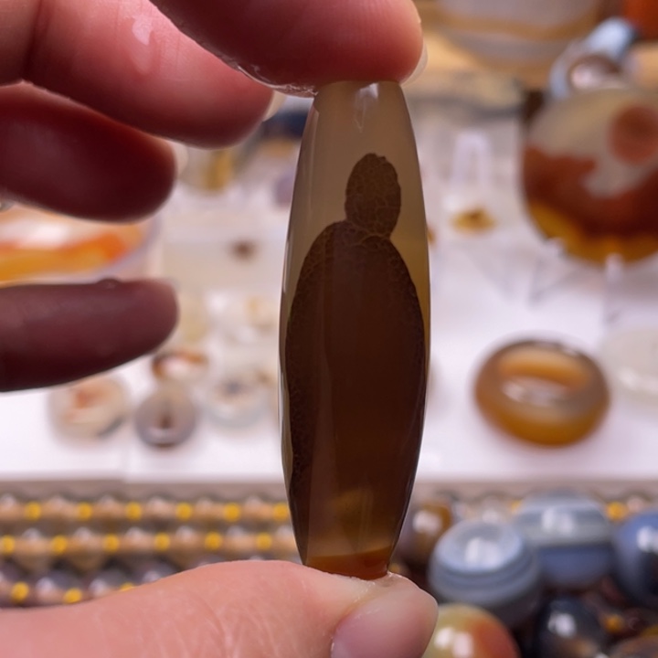 玛瑙/玉髓未镶嵌吊坠(不含链)