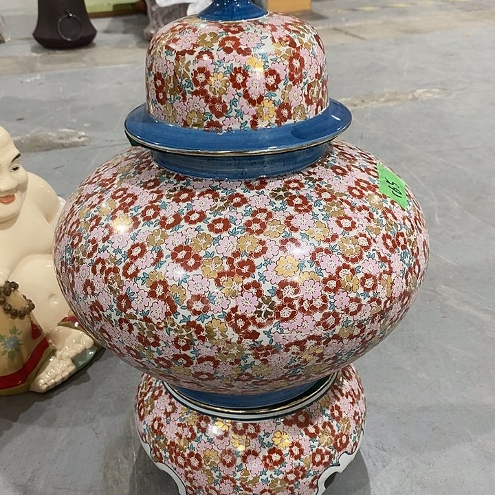 陶瓷古美术将军罐艺术品