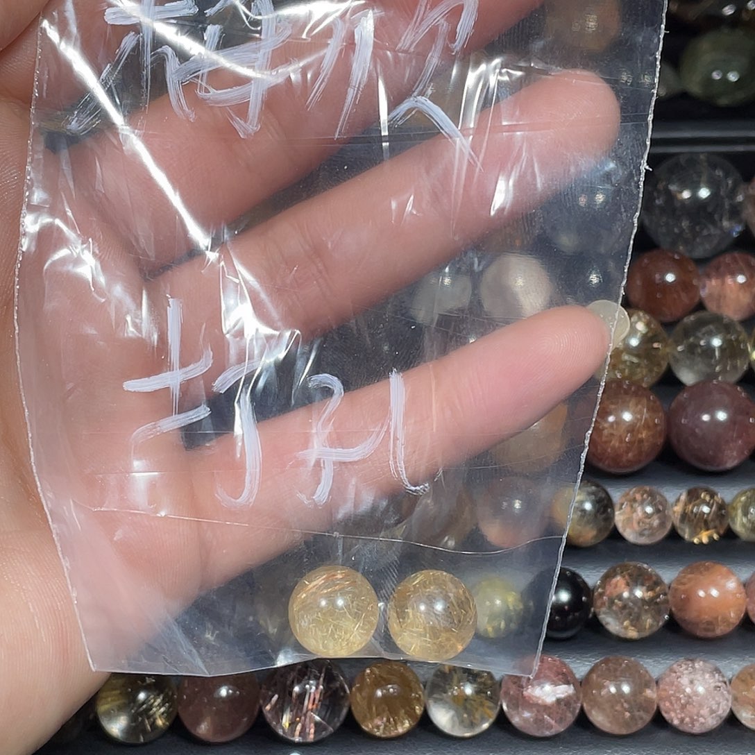 颈饰未镶嵌水晶天然水晶打孔不退换