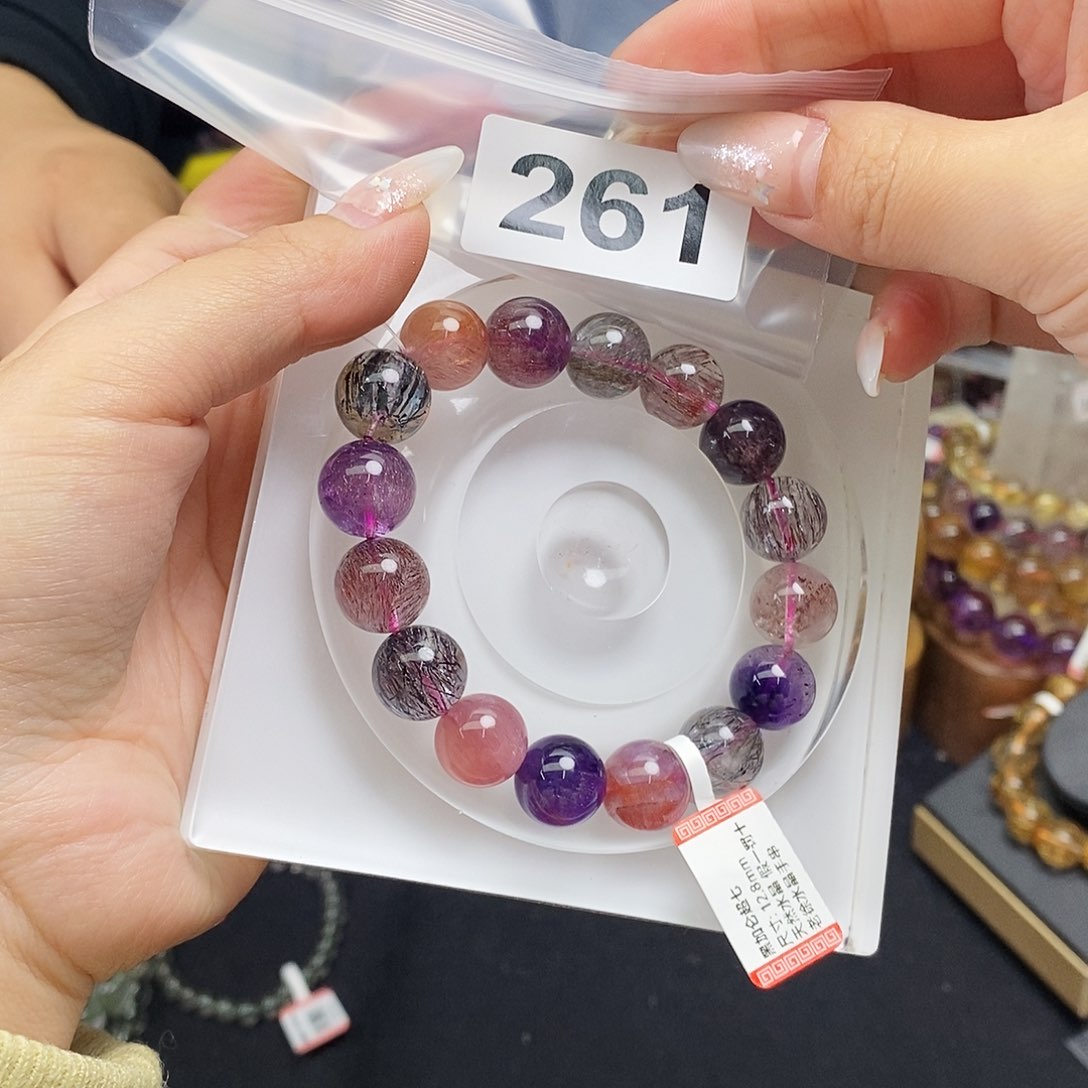 水晶手串多样性发其一 261未镶嵌