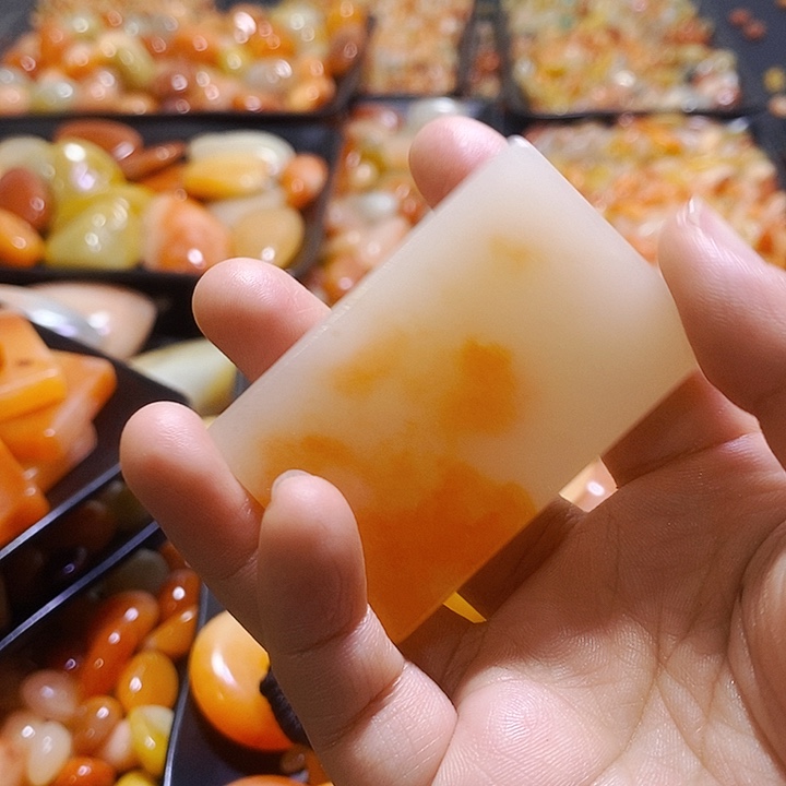 ༺***༻新疆金丝玉吊坠项链
