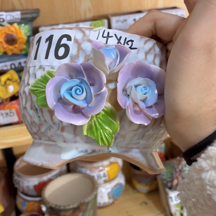 多肉花盆满15包邮