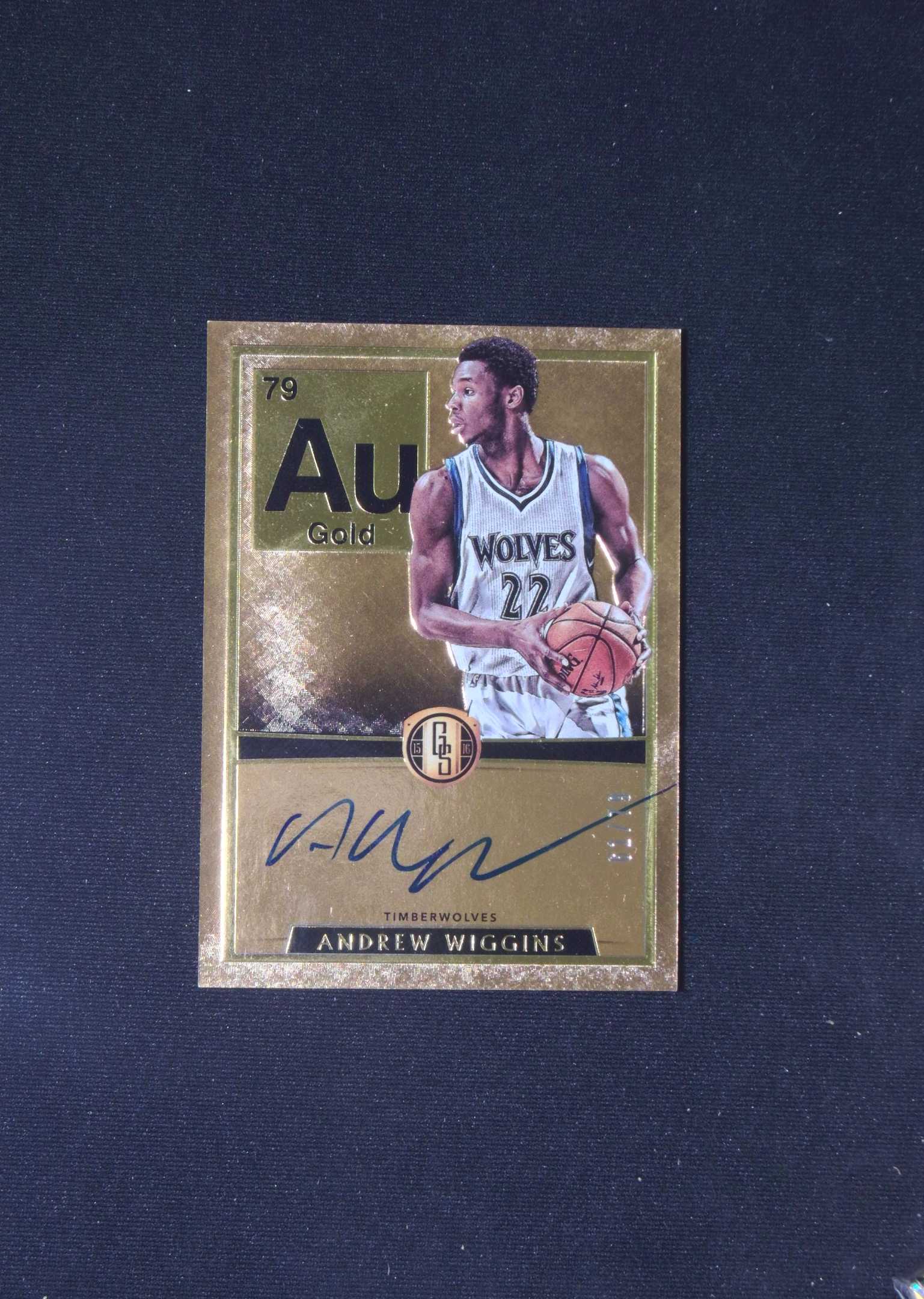 【直播开价】维金斯 金砖系列 79编 亲笔签字 球星卡包邮