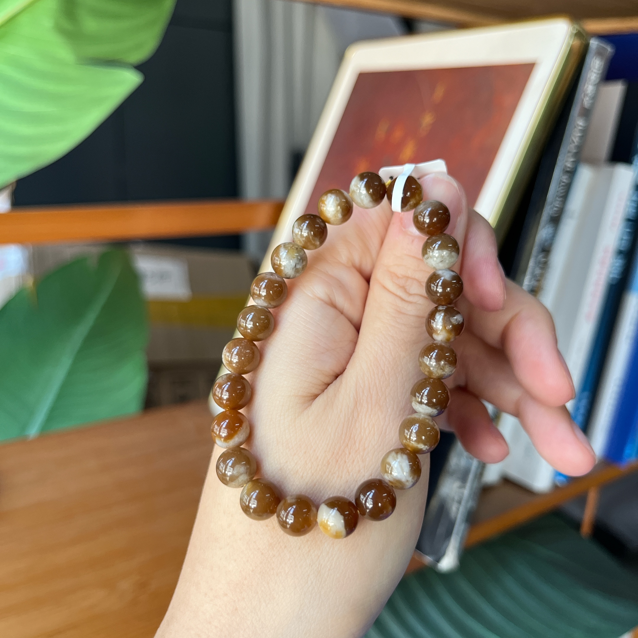 【郭老师】约8mm和田玉糖白手串