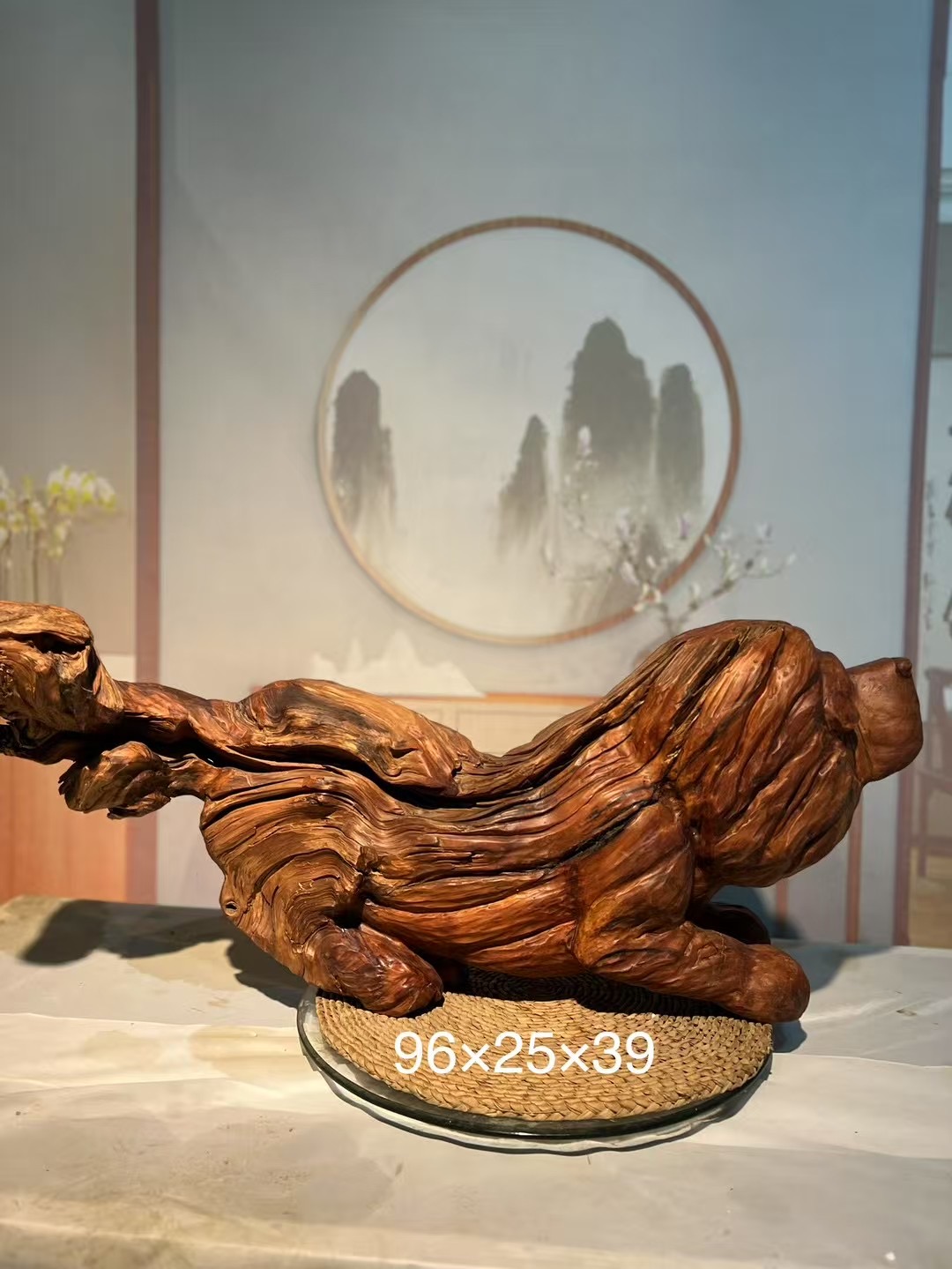 崖柏陈化木（独占鳌头）福州老艺人手作，欢迎各位老板及代理