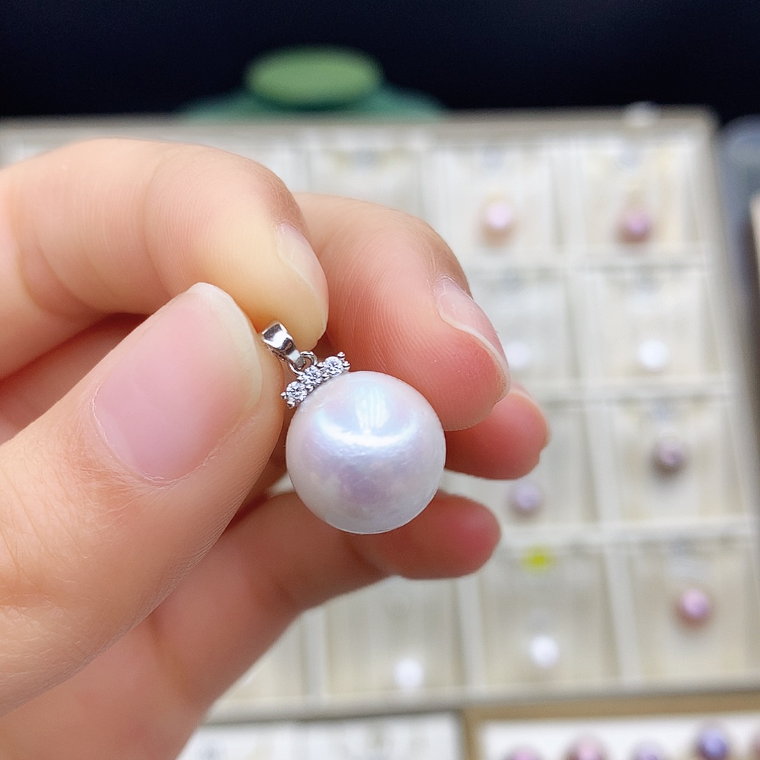 淡水珍珠颈饰合金