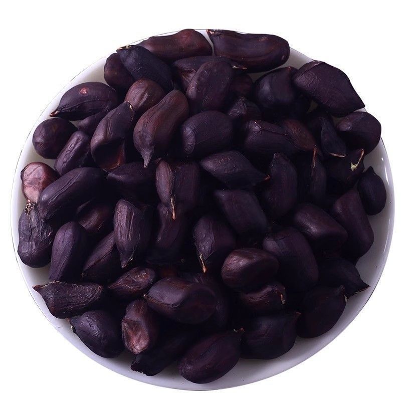 新货黑花生米不带壳紫皮花生米农家自种花青素软糯香甜农产品好吃