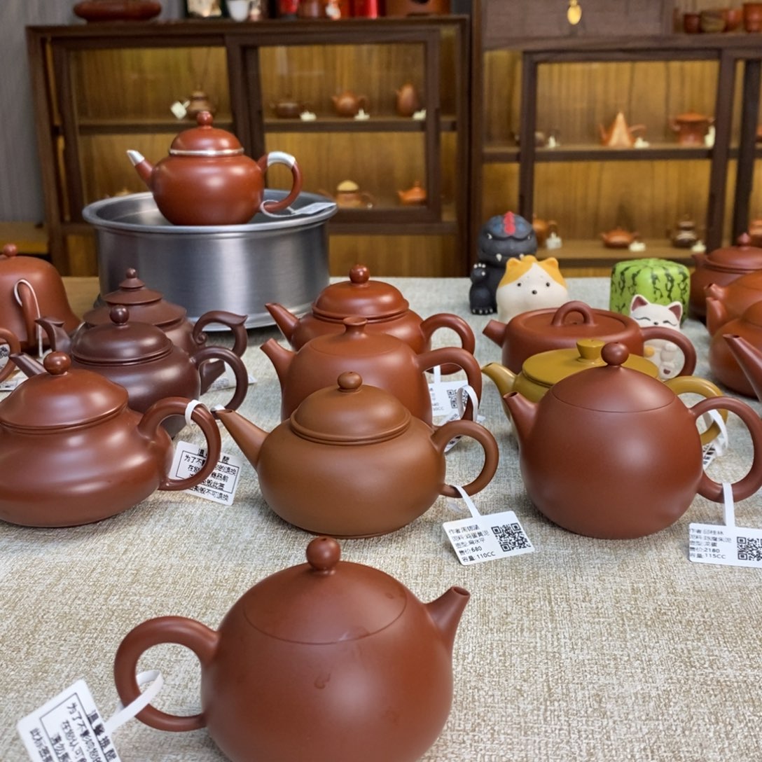 紫砂茶壶茶**想潮州手拉壶