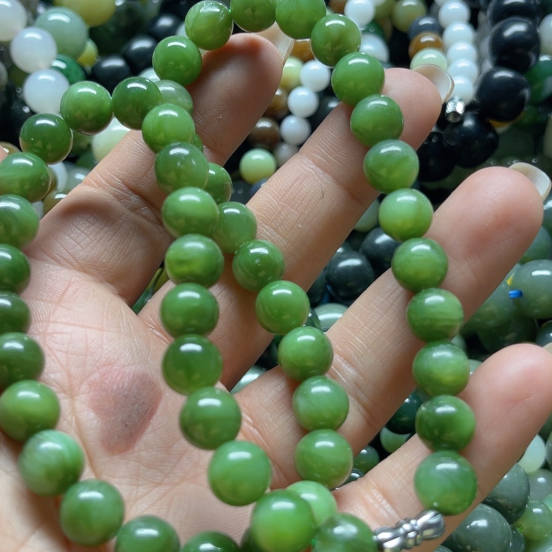 和田玉手链未镶嵌