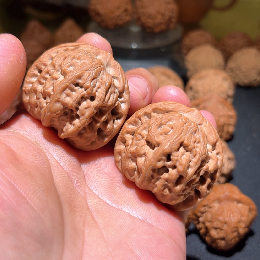 文玩核桃把件药闷佛肚