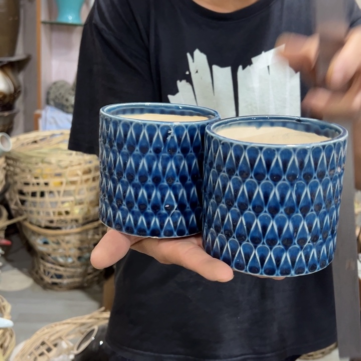 摆件陶瓷花瓶摆件出口外贸（微瑕）中号