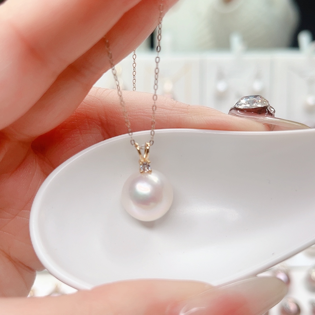 淡水珍珠吊坠(赠链)合金