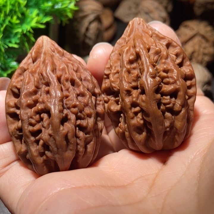 把件文玩核桃东北楸子小雪73