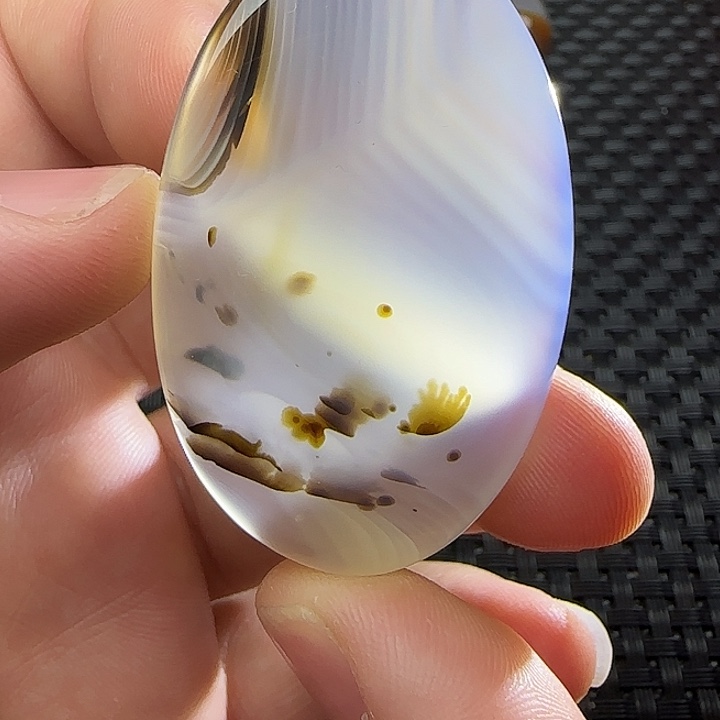 憨***豆玛瑙/玉髓未镶嵌颈饰