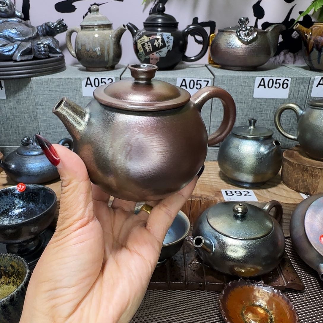 壶幸*建水紫陶柴烧壶