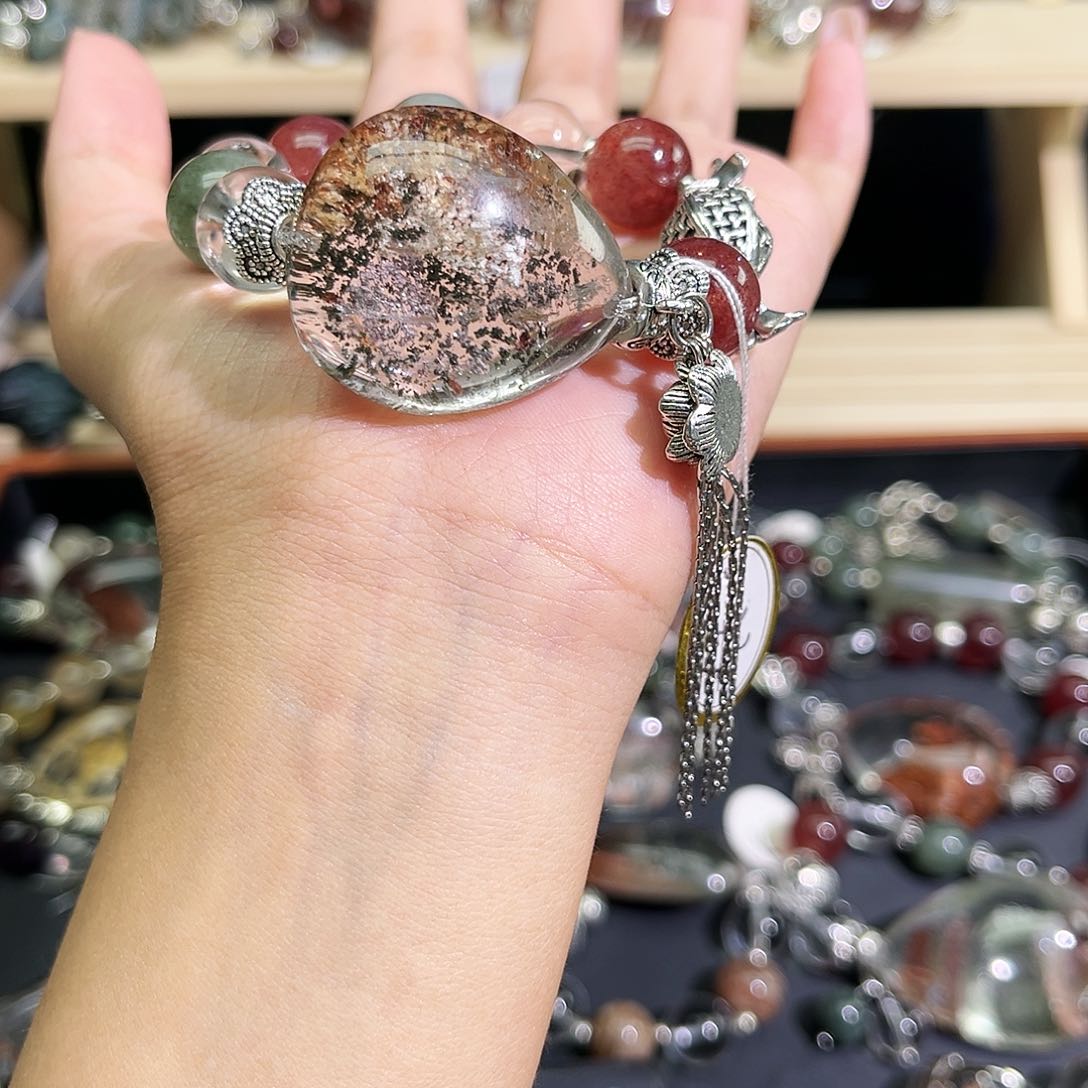 水晶手链合金妮*?手串