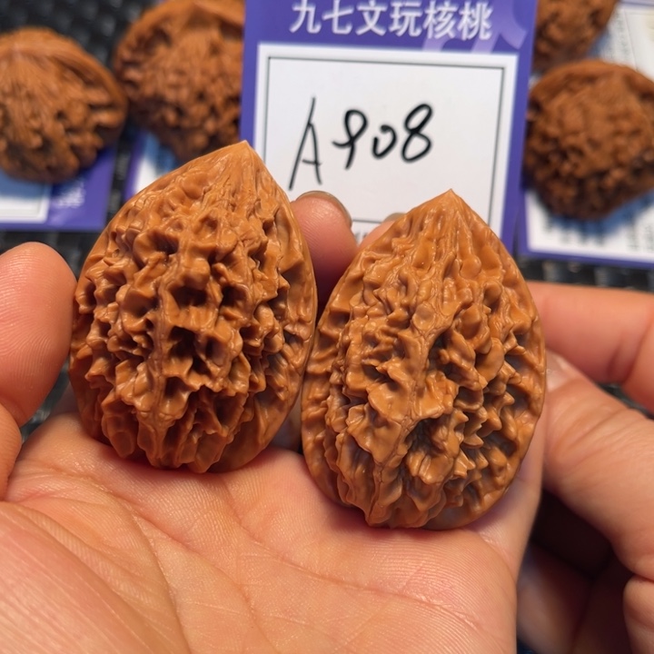 把件文玩核桃38招财鼠A908