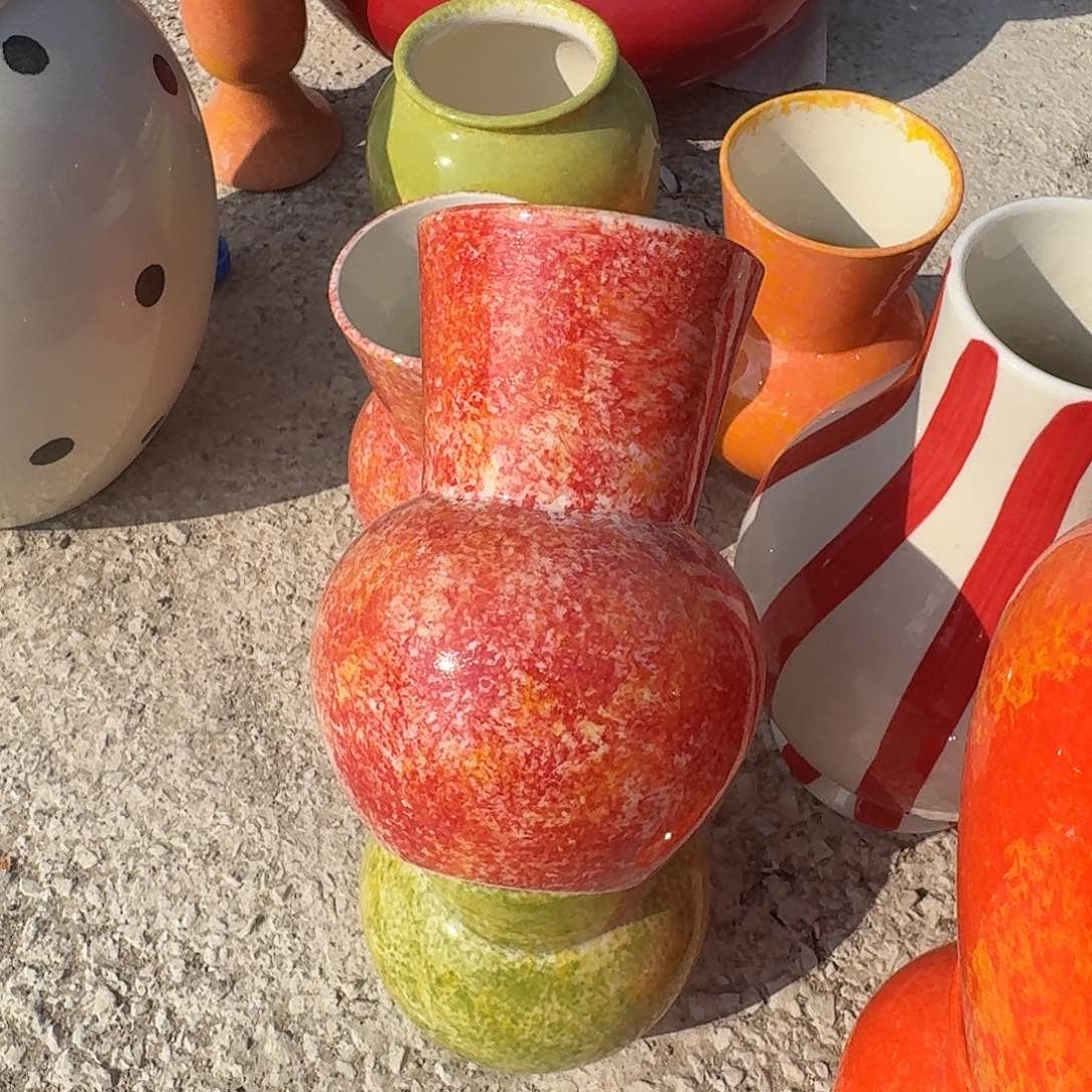 陶瓷微瑕景德镇手工花器