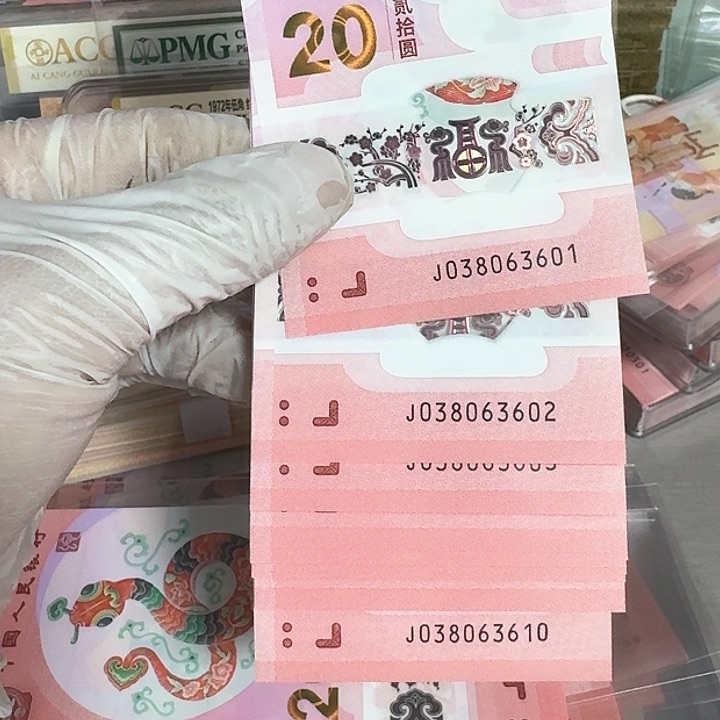 蛇钞纪念钞无47标十3601