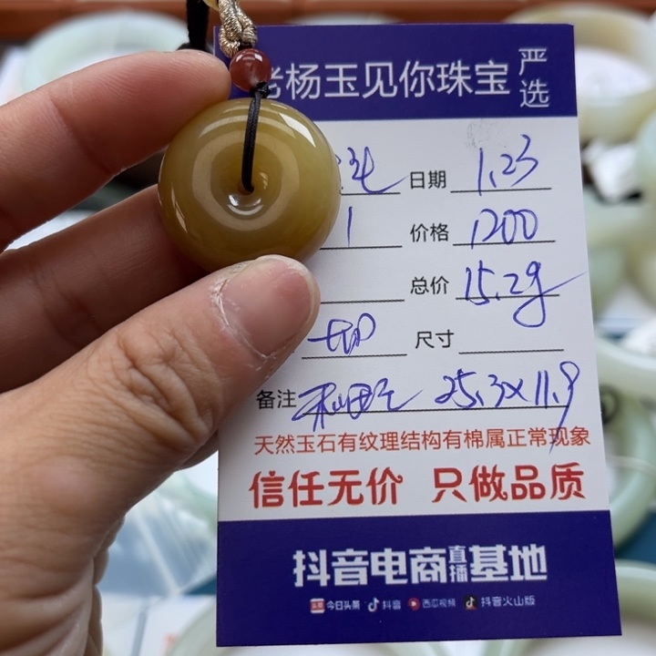 和田玉吊坠未镶嵌余***恨