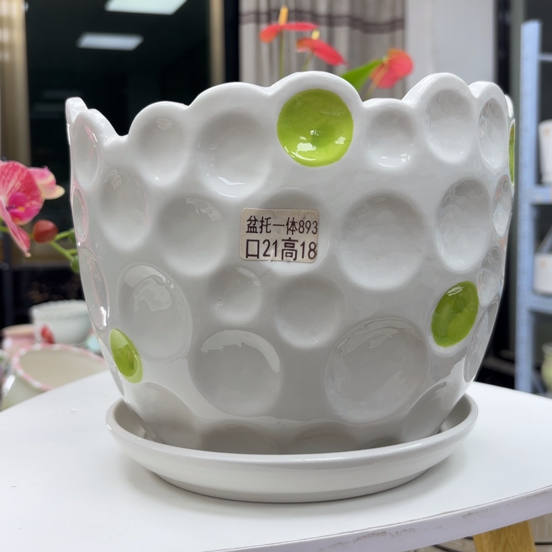 @夏西陶瓷花盆@@5893