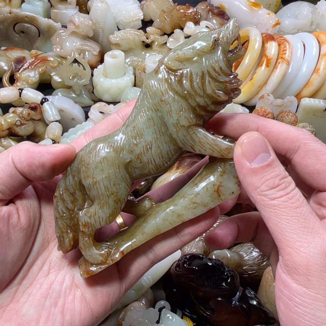 .***.和田玉未镶嵌把件