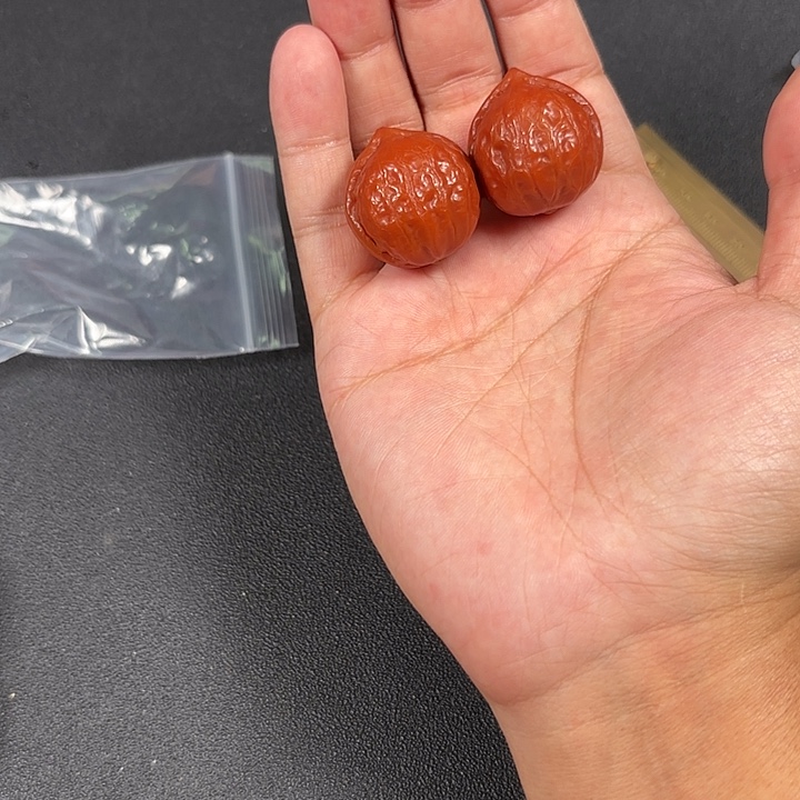 吊坠文玩核桃水晶皮小佛肚