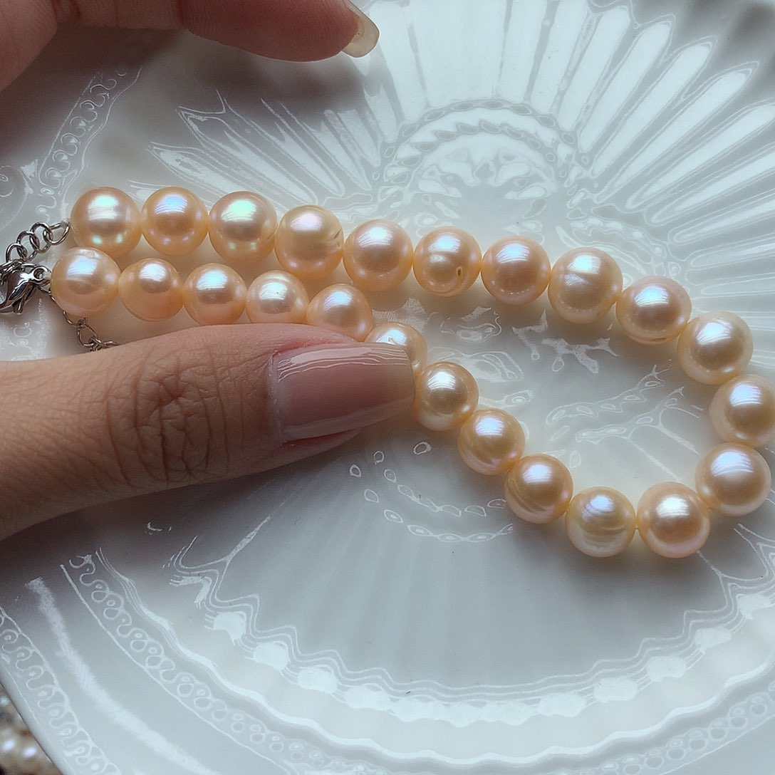 淡水珍珠9-10未镶嵌sl22手链