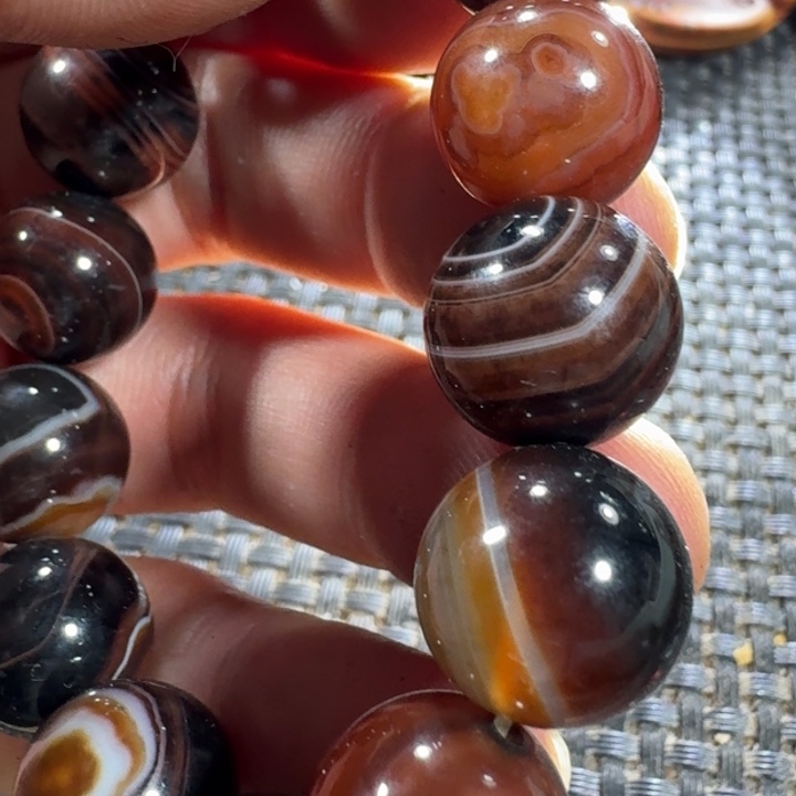 时***光玛瑙/玉髓未镶嵌颈饰