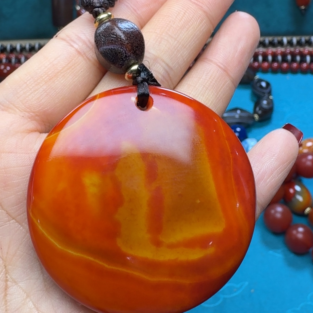 玛瑙/玉髓未镶嵌项链