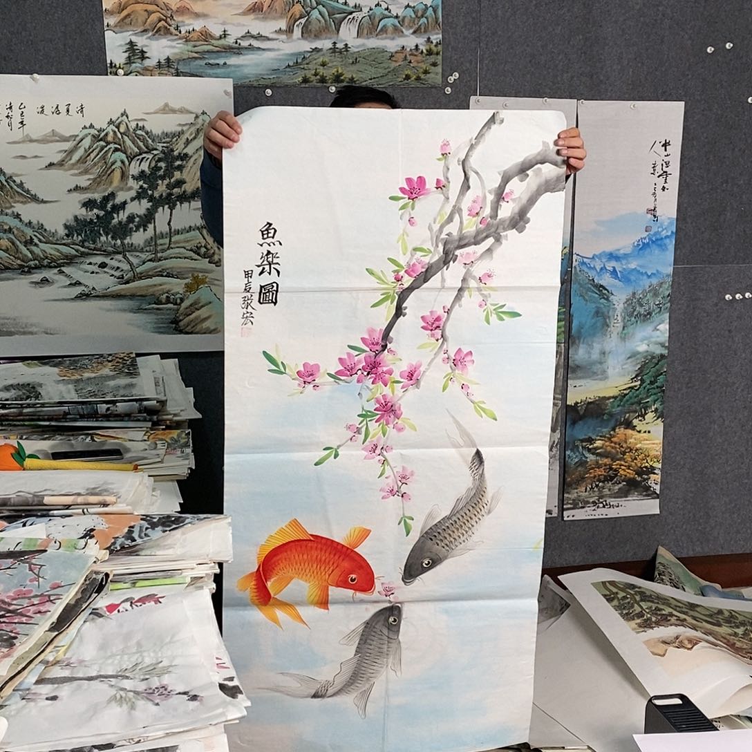 国画手写手绘国画作品210