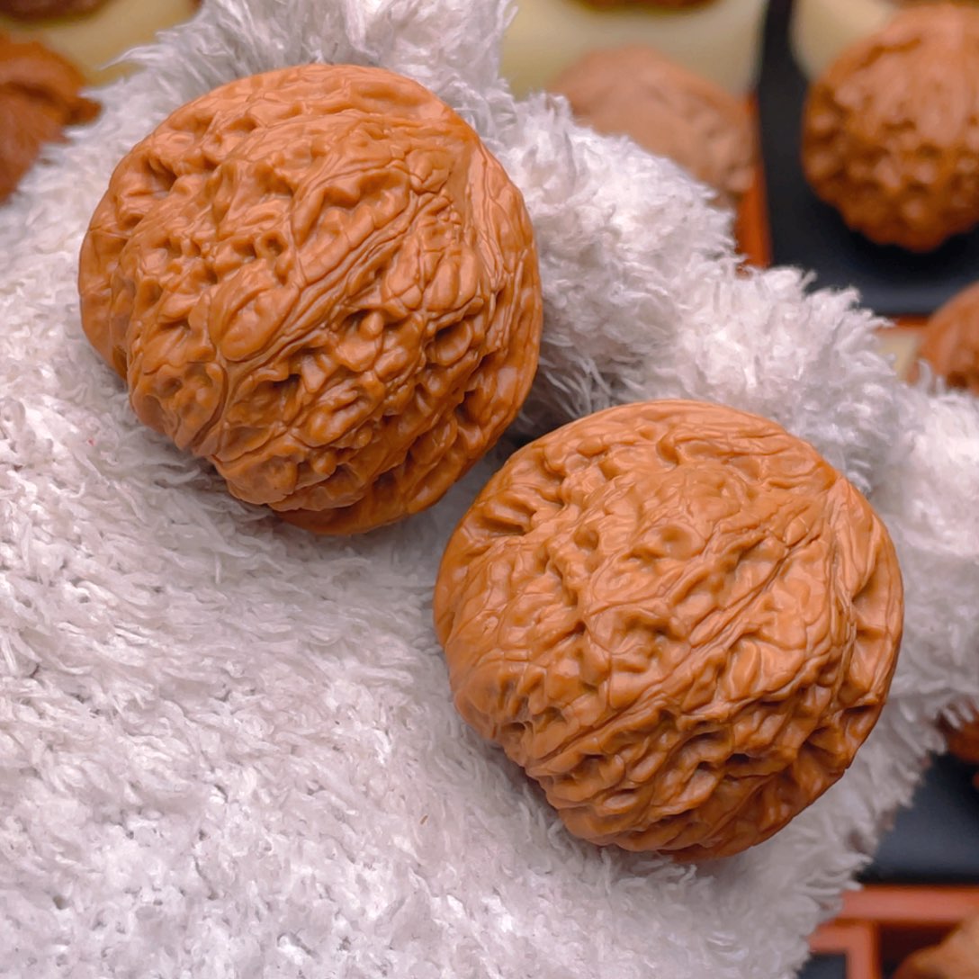 文玩核桃把件38平底锅