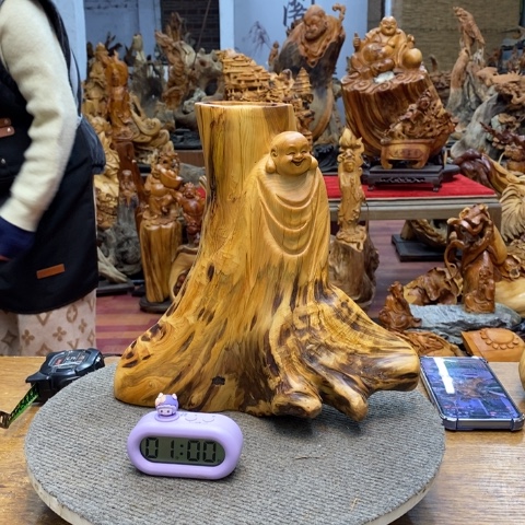 柏木（崖柏）德**馆太行崖柏陈化料摆件