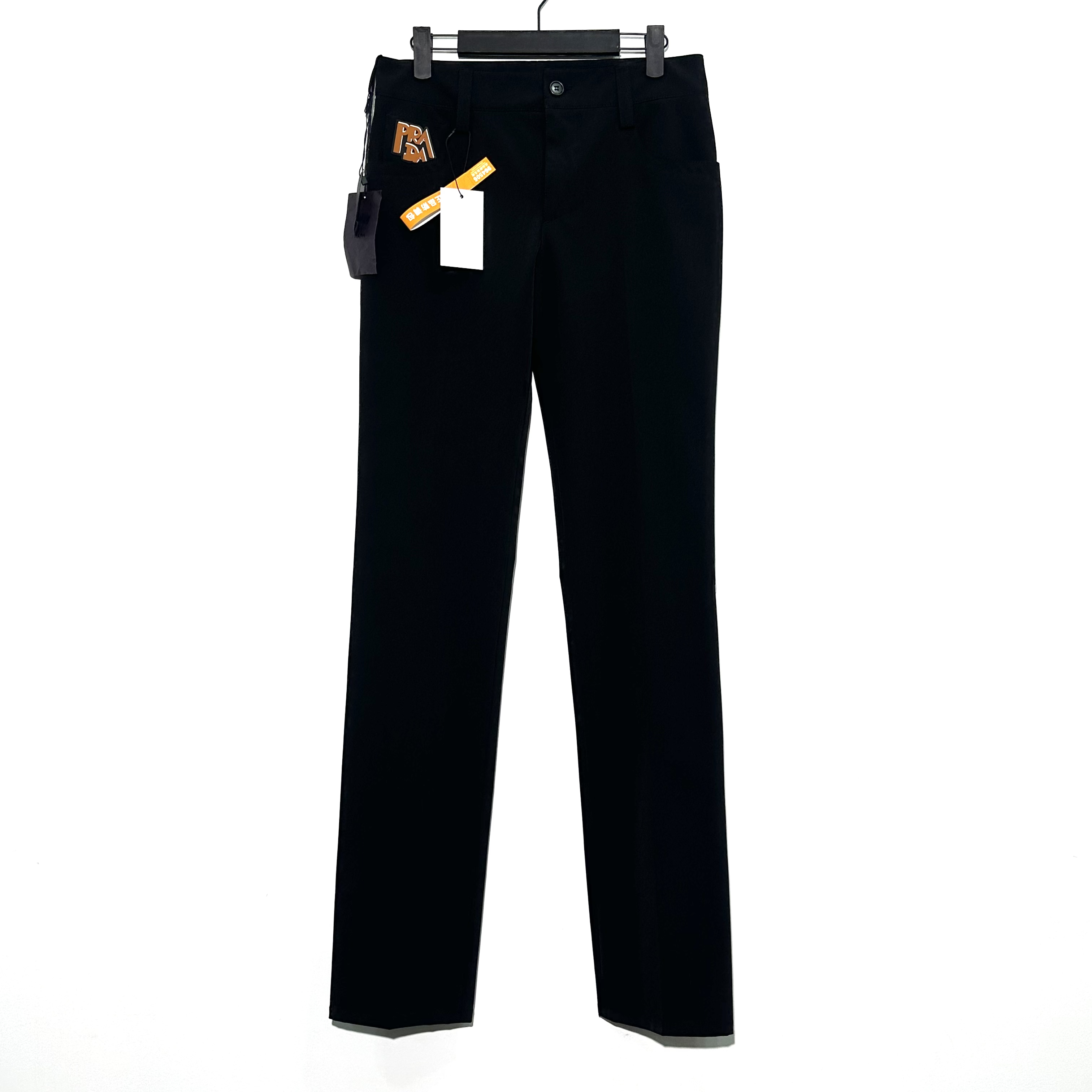 全新未使用 Prada/普拉达 40码 黑色休闲裤 W052