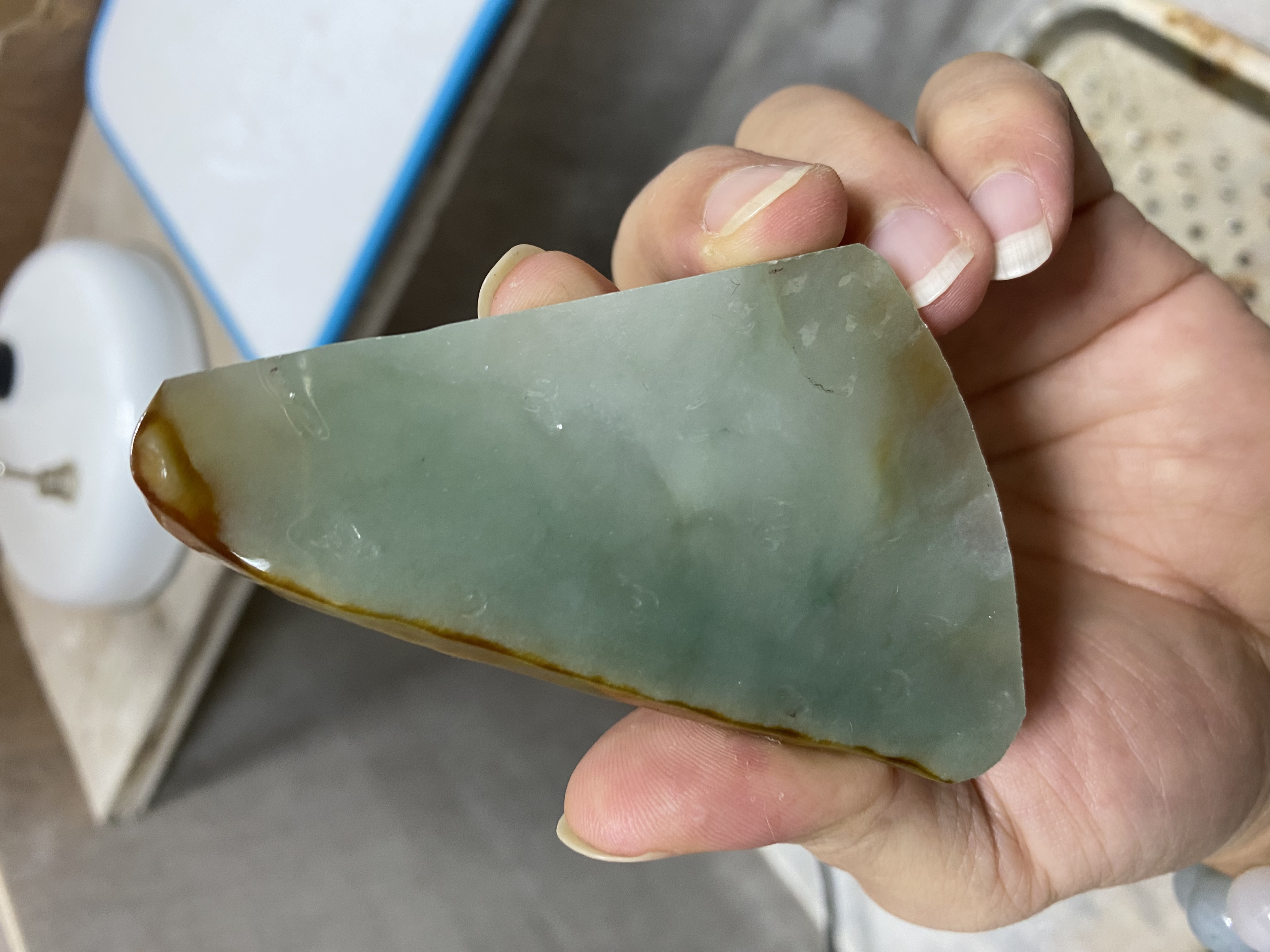 天然翡翠片料（随机发货）