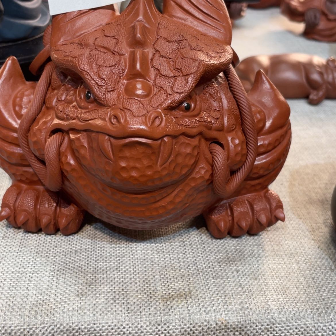 【闪购商品】紫砂茶宠西***下紫砂蛇蟾